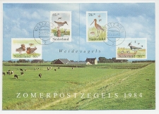 Zomerbedankkaart 1982 - Complete serie bijgeplakt - FDC