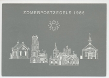 Zomerbedankkaart 1985 - Complete serie bijgeplakt 