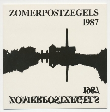 Zomerbedankkaart 1987 - Complete serie bijgeplakt - FDC