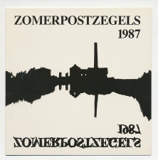 Zomerbedankkaart 1985 - FDC - Gestempeld per plaats van gebouw  