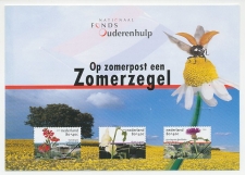 Zomerbedankkaart 2001 - Complete serie bijgeplakt - FDC