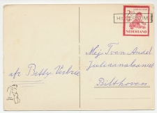 Em. Kind 1950 - Nieuwjaarsstempel Hilversum