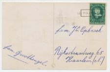 Em. Kind 1955 - Nieuwjaarsstempel Haarlem