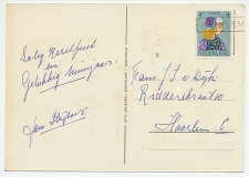 Em. Kind 1960 - Nieuwjaarsstempel Haarlem