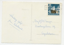 Em. Onafhankelijkheid 1963 - Nieuwjaarsstempel Groningen-Station