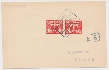 Treinblokstempel : Arnhem - Winterswijk II 1927