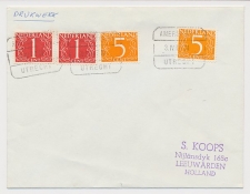 Treinblokstempel : Amersfoort - Utrecht N 1967