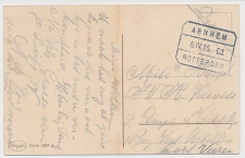 Treinblokstempel : Arnhem - Rotterdam C1 1916