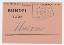 Treinblokstempel : Arnhem - Utrecht C 1959