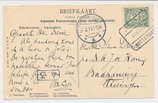 Treinblokstempel : Amsterdam - Rotterdam J 1911