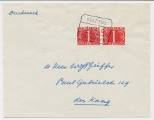 Treinblokstempel : Delfzijl - Groningen E 1950