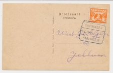 Treinblokstempel : Groningen - Harlingen V 1925