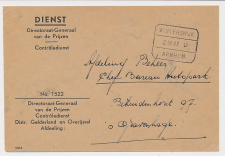 Treinblokstempel : Winterswijk - Arnhem D 1947