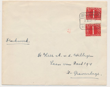Treinblokstempel : Zuid-Beijerland - Rotterdam F 1957