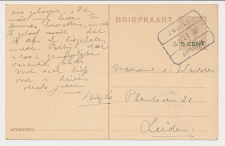 Treinblokstempel : Zwolle - Arnhem G 1927