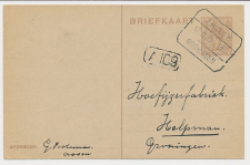 Treinblokstempel : Zwolle - Groningen VI 1923