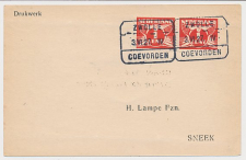 Treinblokstempel : Zwolle - Coevorden IV 1927