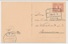Treinblokstempel : Zwolle - Dieren E 1913