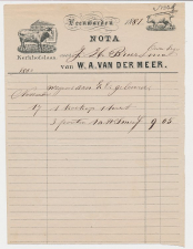 Nota Leeuwarden 1881 - Koe - Stier - Varken