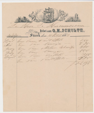 Nota Sneek 1887 - Schoenmakerij