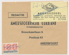 Amersfoort 1969 - VAD Bagagezegel voor persbrieven