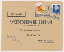 Treinbrief Barneveld - Amersfoort 1969