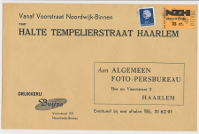 Noordwijk - Haarlem - NZH Vrachtzegel 35.ct.