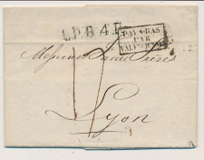 Altona Duitsland - Via Nederland - Frankrijk 1823 - L.P.B.4.R.  