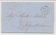 Manchester GB / UK - Amsterdam 1850 - Engeland over Rotterdam