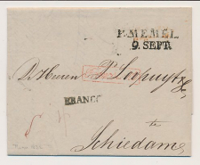 Riga Letland - Memel Litouwen - Schiedam 1832 - Franco Tout   