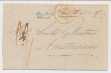 Manchester GB / UK - Amsterdam 1847 - Engeland Franco