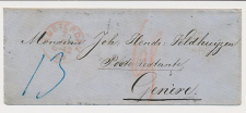 Amsterdam - Geneve Zwitserland 1864 - Poste Restante