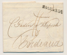 Amsterdam - Bordeaux Frankrijk 1809 - Hollande