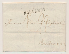 Amsterdam - Bordeaux Frankrijk 1801 - Hollande