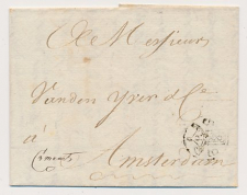 Den Haag - Amsterdam 1796 - 3 stuiver stempel