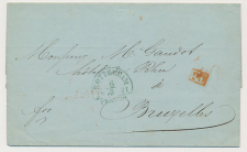 Rotterdam - Brussel Belgie 1851 - Pays-Bas Par Anvers 