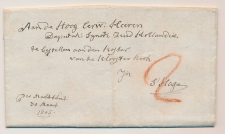 Rotterdam - Den Haag 1805 - Schuitbrief
