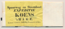 Amsterdam - Den Haag 1848 -Spoorweg en Stoomboot Expeditie Koens