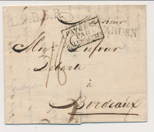 Leeuwarden - Bordeaux Frankrijk 1822 - Pays-Bas Par Valencines