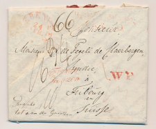 Distributiekantoor Joure - Heerenveen - Zwitserland 1835  Franco