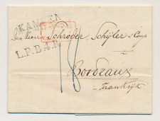 Kampen - Bordeaux Frankrijk 1828 - Pays-Bas Par Valenciennes