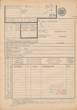 Vrachtbrief N.S. Roosendaal - Belgie 1951