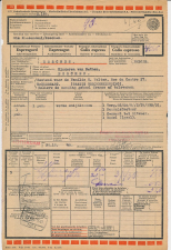 Vrachtbrief N.S. Rotterdam - Belgie 1950