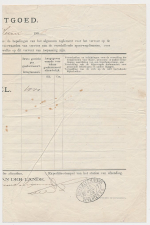 Particuliere Vrachtbrief H.IJ.S.M. Deventer - Oldenzaal 1908