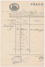 Vrachtbrief Ned. Centraal Spoorweg Maatschappij Zeist 1912