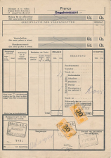 Vrachtbrief / Spoorwegzegel N.S. Breda - s Hertogenbosch 1931