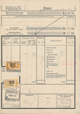 Vrachtbrief / Spoorwegzegel N.S. Eindhoven -s Hertogenbosch 1931