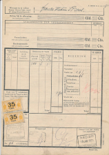 Vrachtbrief / Spoorwegzegel N.S. Etten Leur - s Hertogenbosch 31