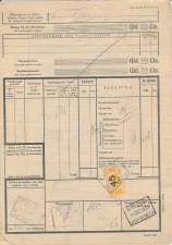 Vrachtbrief / Spoorwegzegel N.S. Zwolle - s Hertogenbosch 1931