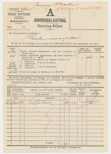 Aanslagbiljet  Aalsmeer - Haarlemmermeer 1897
